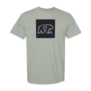 S / Green/Black Brian 'Bearhart' Earhart Comfort Color Tee