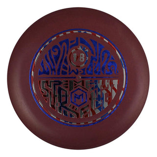 #1 Burgundy (Blue Dark Shatter/Flag) 173-174 Supreme Flight Rubber Blend Luna