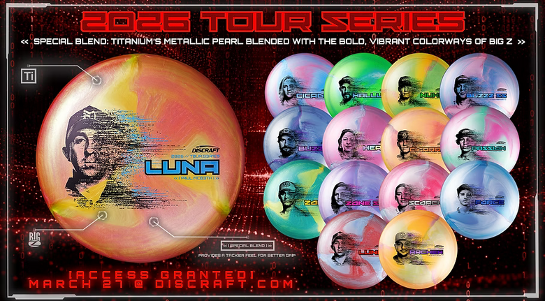 Discraft 2026 Tour Series Discs