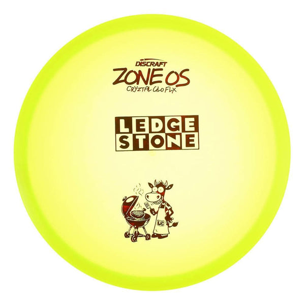 #10 Yellow (Red Shatter/Red Shatter) 173-174 CryZtal Glo FLX Zone OS w/ Overstamp