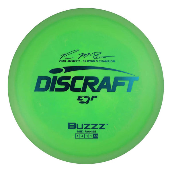 #43 (Teal Metallic) 177+ Paul McBeth 5x ESP Buzzz