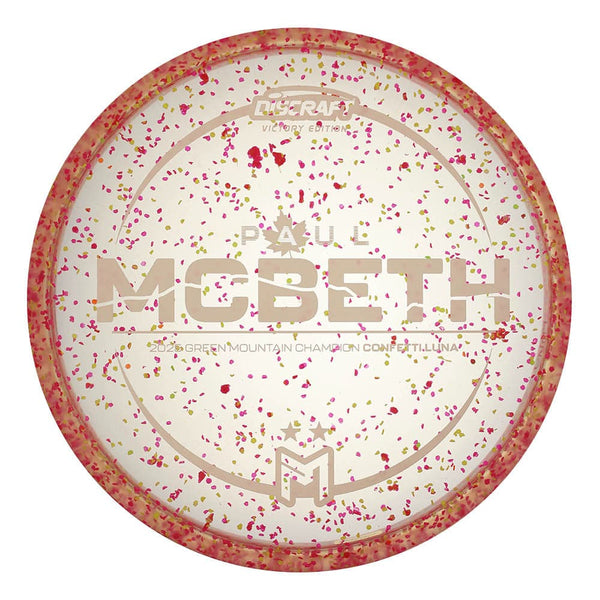 #18 Pink (White Matte) 173-174 Paul McBeth Victory Edition Z Confetti Luna