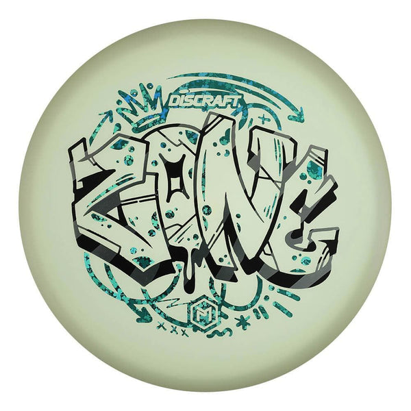#21 UV Glo Blue (Zebra & Clovers) 173-174 Paul McBeth UV Z Glo 'Graffiti' Zone