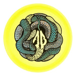 #15 Yellow (Black*/Blue Light Holo/Spirograph) 173-174 Anthony Barela CryZtal Snake Pit Cigarra