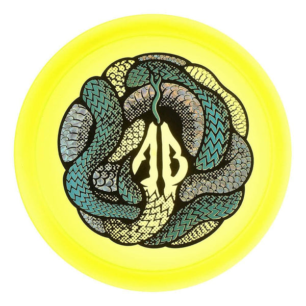 #15 Yellow (Black*/Blue Light Holo/Spirograph) 173-174 Anthony Barela CryZtal Snake Pit Cigarra