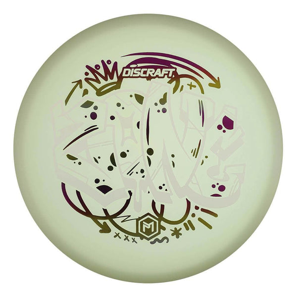 #20 UV Glo Blue (White Matte & Summer Sunset) 173-174 Paul McBeth UV Z Glo 'Graffiti' Zone