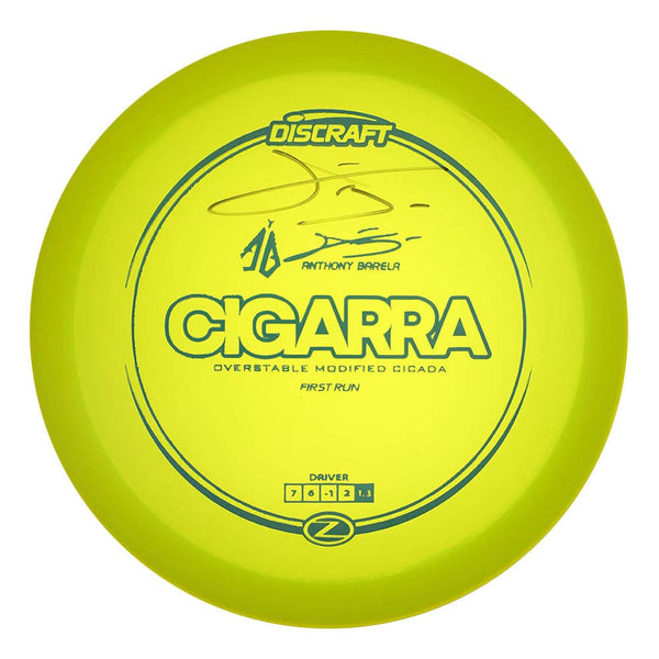 #7 Yellow (Blue Light Holo) 173-174 Anthony Barela Signed First Run Z Cigarra