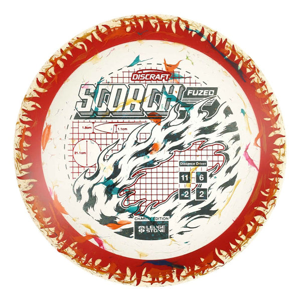 #123 Red Rim (EXACT DISC) 173-174 Charity Jawbreaker Z Flx Scorch w/ Solid ESP Rim