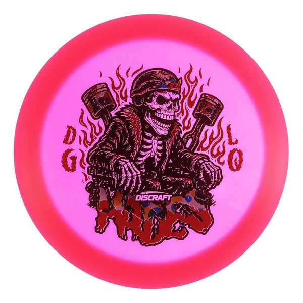#6 Pink (Black/Wonderbread/Red Metallic) 173-174 DGLO Tri Foil ESP Solid Hades