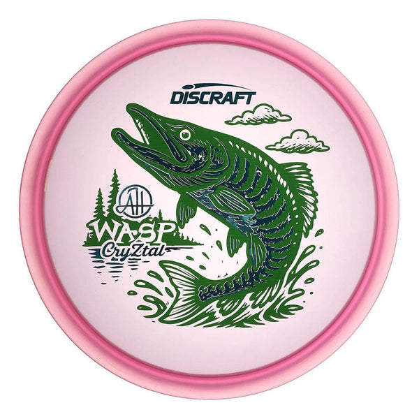 #10 Pink (Green Matte/Teal Metallic/Blue Flowers) 177+ Adam Hammes CryZtal Tri-Foil Wasp