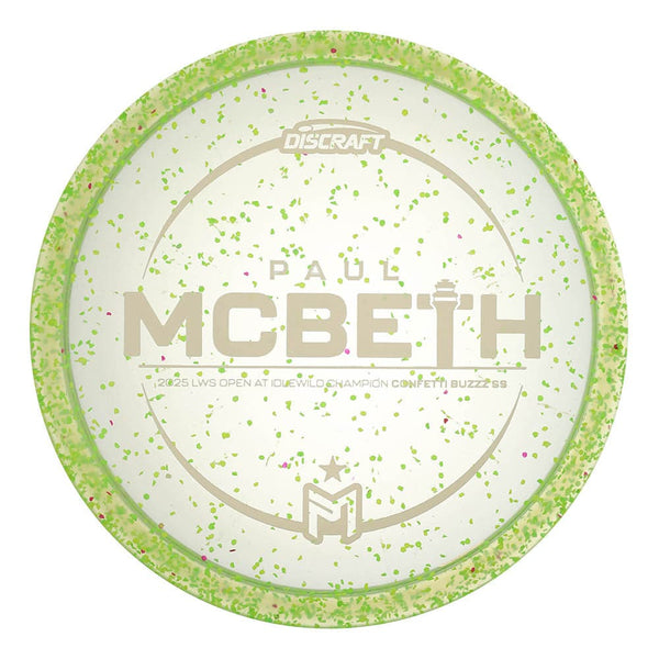 #25 Green Confetti (White Matte) 175-176 Paul McBeth Victory Edition Z Confetti Buzzz SS