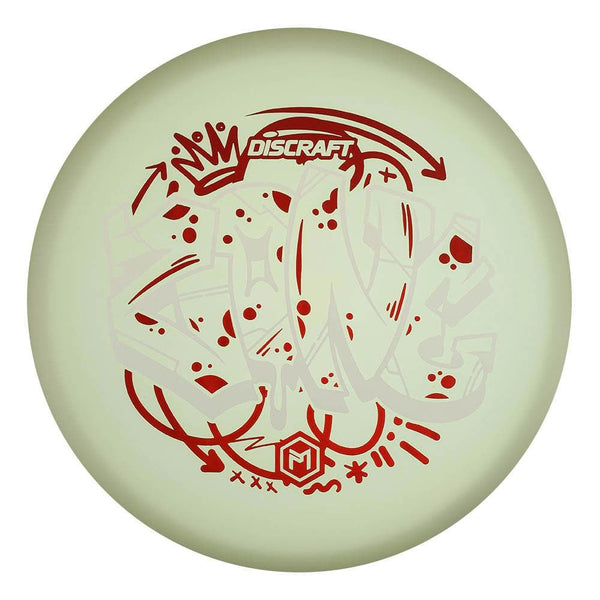 #19 UV Glo Blue (White Matte & Red Holo) 173-174 Paul McBeth UV Z Glo 'Graffiti' Zone