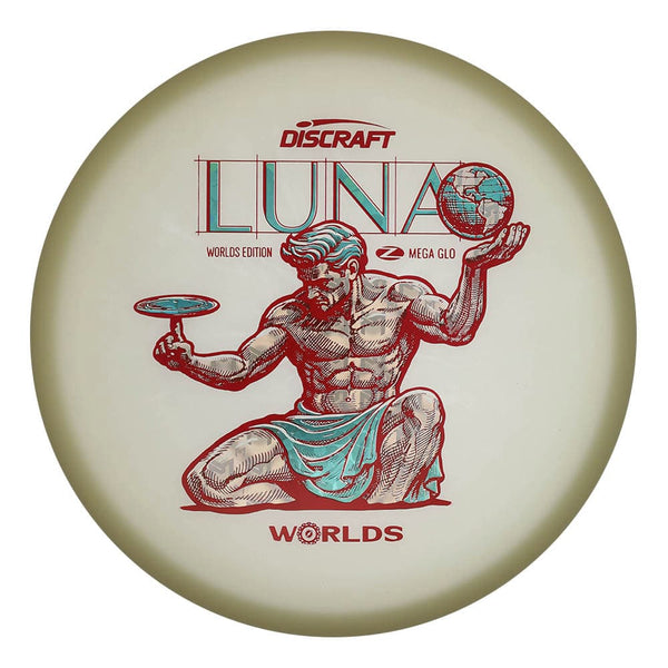 #21 (Red Matte/Blue Flowers/Paul McBeth) 175-176 2026 Worlds Mega Glo Luna