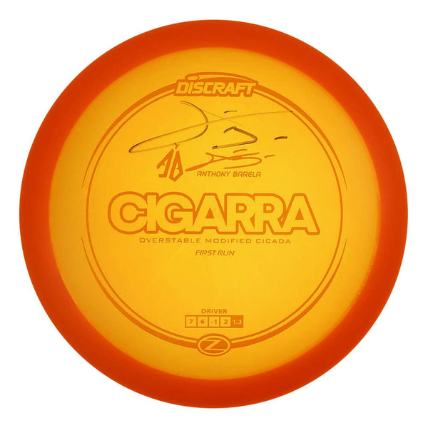 #6 Orange (Yellow Matte) 173-174 Anthony Barela Signed First Run Z Cigarra