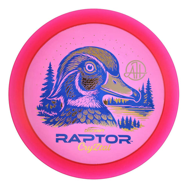 #4 Pink (Blue Matte/Gold Metallic/Silver Brushed) 173-174 Adam Hammes 2025 CryZtal "Wood Duck" Raptor