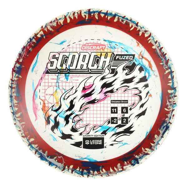 #122 Red Rim (EXACT DISC) 173-174 Charity Jawbreaker Z Flx Scorch w/ Solid ESP Rim