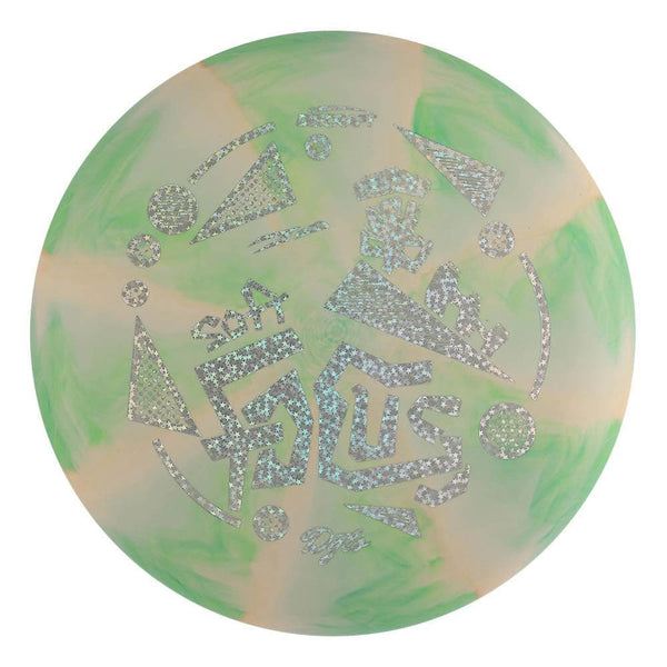#50 (Silver Sparkle Stars) 173-174 DGLO Soft Swirl Focus