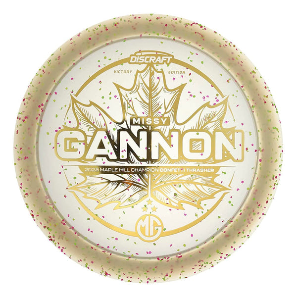 #20 Clear (Gold Metallic) 173-174 Missy Gannon Maple Hill Confetti Thrasher