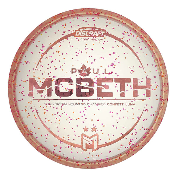 #15 Pink (Pink Flowers) 173-174 Paul McBeth Victory Edition Z Confetti Luna