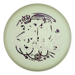 #18 UV Glo Blue (White Matte & Purple Clouds) 173-174 Paul McBeth UV Z Glo 'Graffiti' Zone