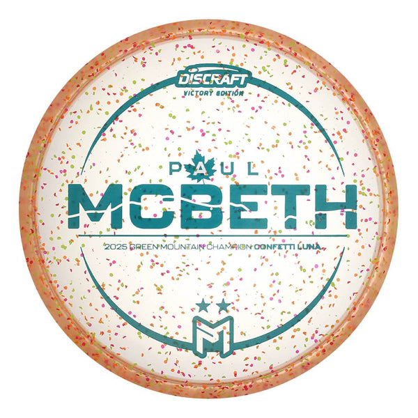 #43 Pink Hue (Teal Matte) 173-174 Paul McBeth Victory Edition Z Confetti Luna