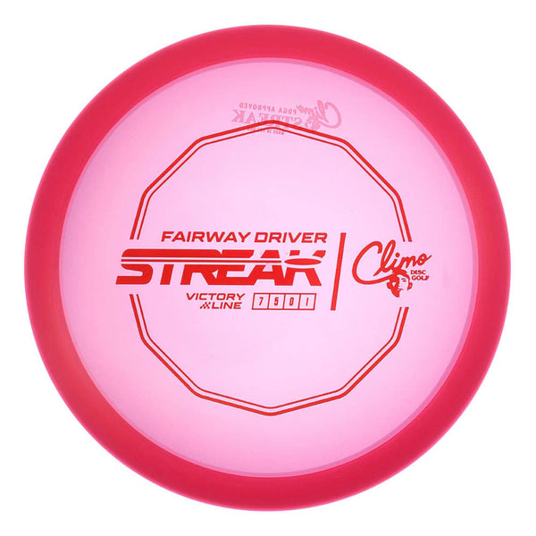 #12 (Red Matte) 175-176 Climo Disc Golf Victory Line Streak
