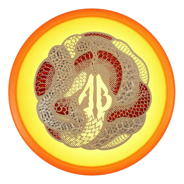 #9 Orange (Silver Matte/Silver Tron/Red Lasers) 173-174 Anthony Barela CryZtal Snake Pit Zone
