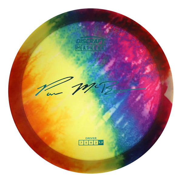 #5 (Teal Metallic) 167-169 Paul McBeth Fly & Flag Dye Z Athena