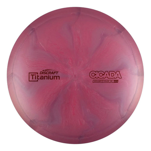 #23 (Red Matte) 175-176 Titanium (Ti) Swirl Cicada