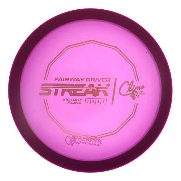 #10 (Pink Holo) 175-176 Climo Disc Golf Victory Line Streak