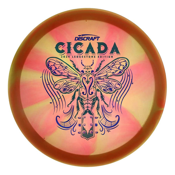 #31 (Teal Matte/Blue Dark Shatter) 175-176 Z Swirl Cicada
