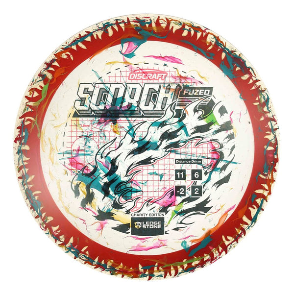#119 Red Rim (EXACT DISC) 173-174 Charity Jawbreaker Z Flx Scorch w/ Solid ESP Rim