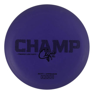 #7 Purple (Black) 173-174 Climo Disc Golf Trophy Line Soft Champ