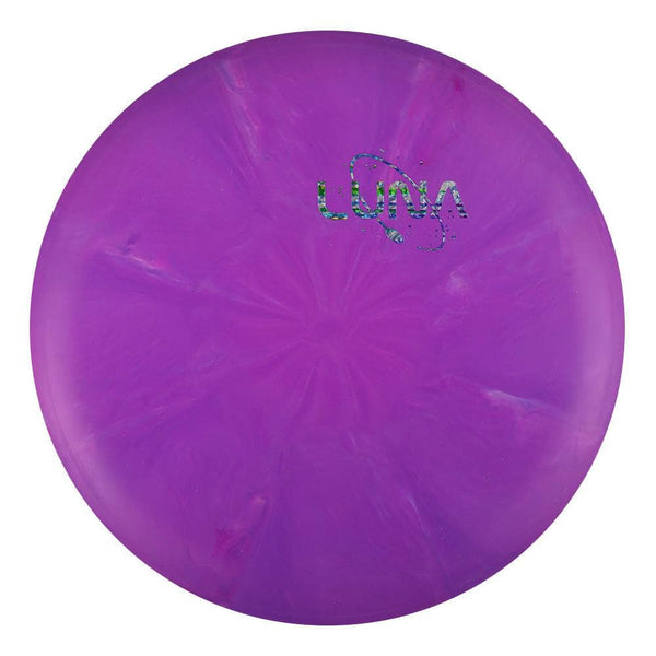 #32 Purples (Ripped Rainbow) 173-174 LE Paul McBeth Soft Swirl Luna w/ Mini Luna Stamp