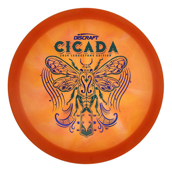 #30 (Teal Matte/Blue Dark Shatter) 175-176 Z Swirl Cicada