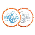 #7 Clear/Orange (Blue Light Holo) 173-174 Fuzed Line Buzzz with Saw Pattern