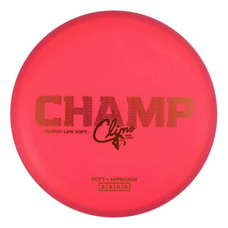 #6 Pink (Gold Metallic) 173-174 Climo Disc Golf Trophy Line Soft Champ