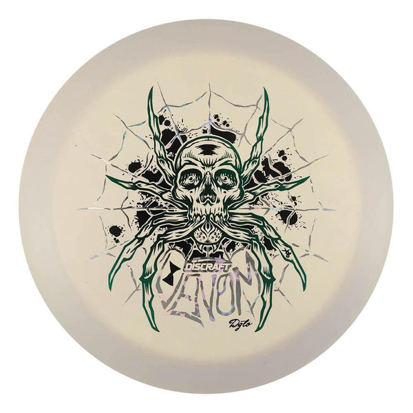 #6 White (Green Metallic/Black/Silver Stars) 173-174 DGLO Tri Foil ESP Solid Venom