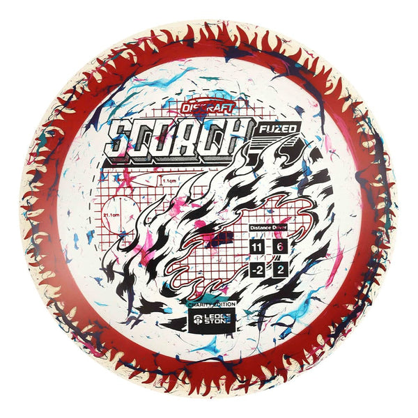 #117 Red Rim (EXACT DISC) 173-174 Charity Jawbreaker Z Flx Scorch w/ Solid ESP Rim