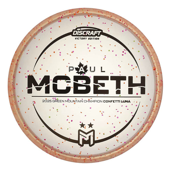 #10 Pink (Black) 173-174 Paul McBeth Victory Edition Z Confetti Luna