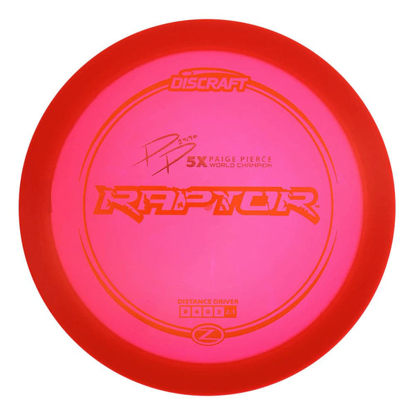 #8 Red (Orange Matte/Red Lasers) 173-174 Paige Pierce 5x Z Raptor