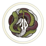 #4 Clear (Black/Gold Disco Dots/Magenta Metallic) 173-174 Anthony Barela CryZtal Snake Pit Zone