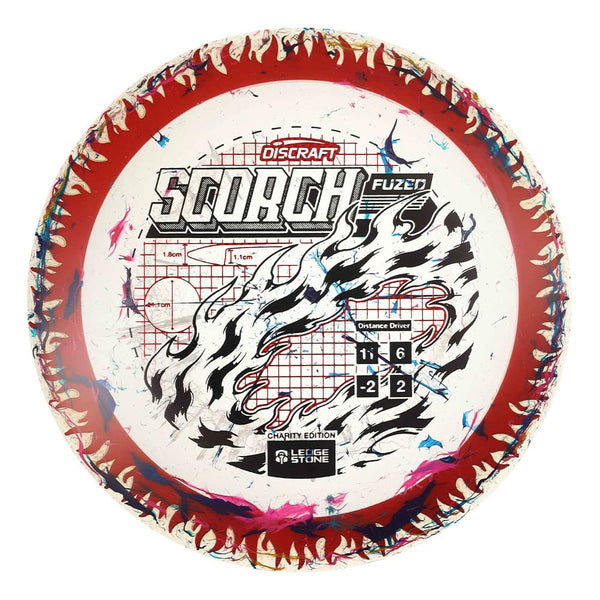 #116 Red Rim (EXACT DISC) 173-174 Charity Jawbreaker Z Flx Scorch w/ Solid ESP Rim
