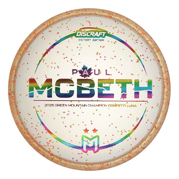 #9 Clear (Rainbow) 173-174 Paul McBeth Victory Edition Z Confetti Luna
