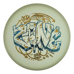 #12 UV Glo Blue (Snowflakes & Gold Nautical Stars) 173-174 Paul McBeth UV Z Glo 'Graffiti' Zone