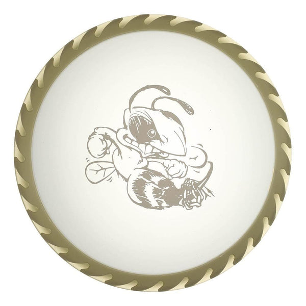 #11 Clear/White (White Matte) 175-176 Fuzed Line Buzzz with Bee Stamp (Vault Reserves)