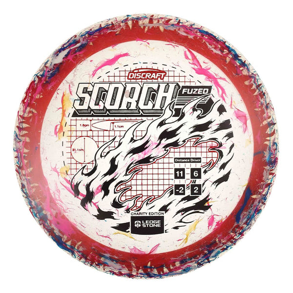 #115 Red Rim (EXACT DISC) 173-174 Charity Jawbreaker Z Flx Scorch w/ Solid ESP Rim