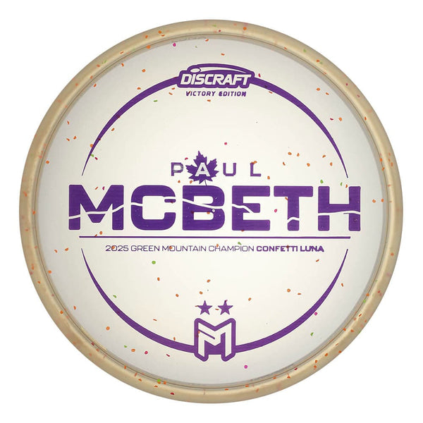 #8 Clear (Purple Matte) 173-174 Paul McBeth Victory Edition Z Confetti Luna