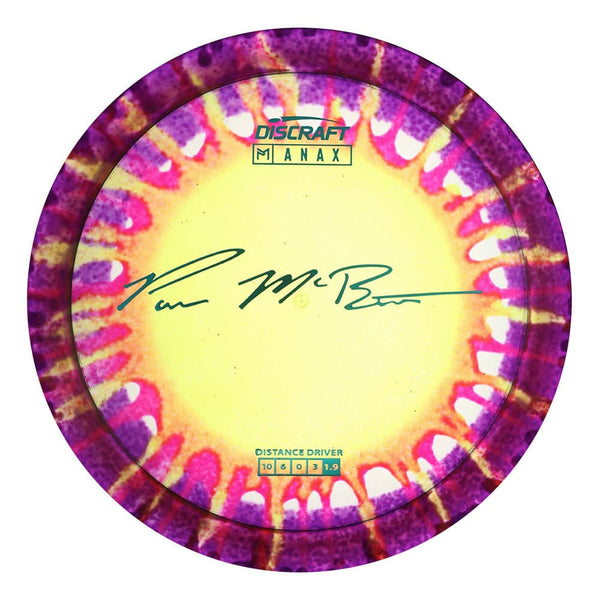 #30 (Teal Metallic) 173-174 Paul McBeth Fly & Flag Dye Z Anax