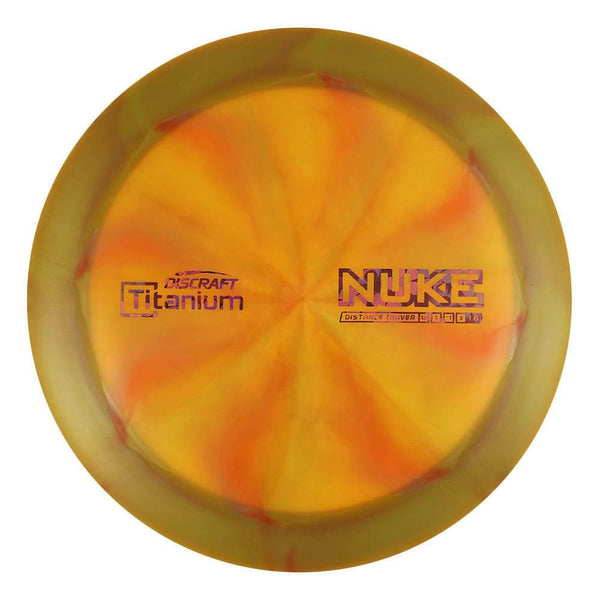 #19 (Pink Flowers) 173-174 Titanium (Ti) Swirl Nuke